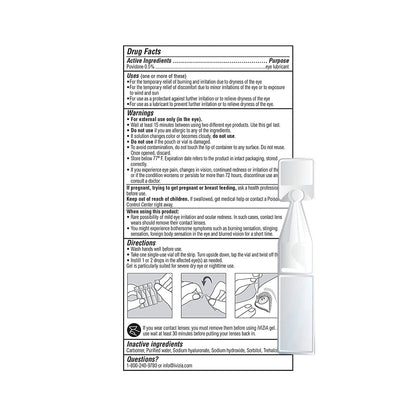 iVIZIA Lubricant Eye Gel for Severe Dry Eye & Overnight Relief – Preservative-Free, 30 Sterile Single-Use Vials