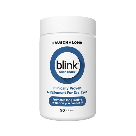 Blink® NutriTears – Advanced Dry Eye Supplement (50 Softgels, 2-Month Supply)