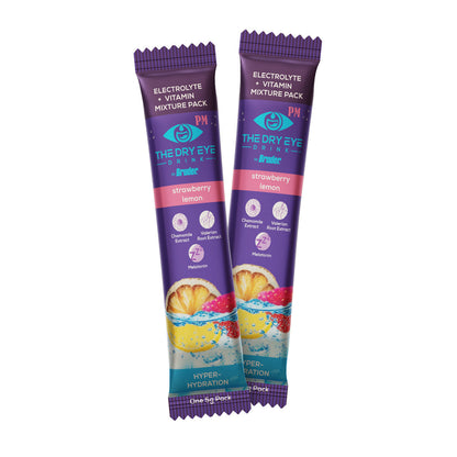 Dry Eye Drink™ PM – Nighttime Eye Hydration & Sleep Support (Orange, 20 Packets)