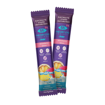 Dry Eye Drink Daytime – Doctor-Formulated Electrolyte Hydration for Dry Eye Support (Mixed Berry, 20 Packets)