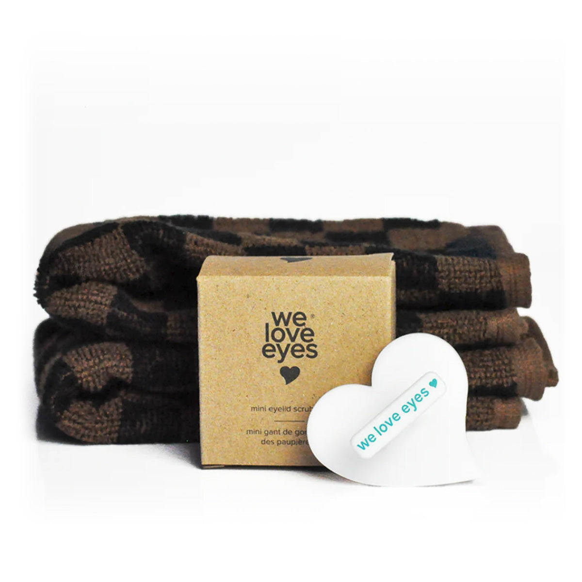 We Love Eyes Mini Eyelid Scrub Mitt for Precise Eyelid Hygiene