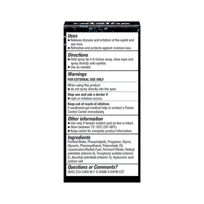 OCuSOFT Retaine Liposome Spray for Irritated Eyelids with Hyaluronic Acid (30 ml)