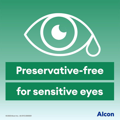 Systane® Ultra PF Preservative-Free Dry Eye Drops – 60 Single-Use Vials for Long-Lasting Relief