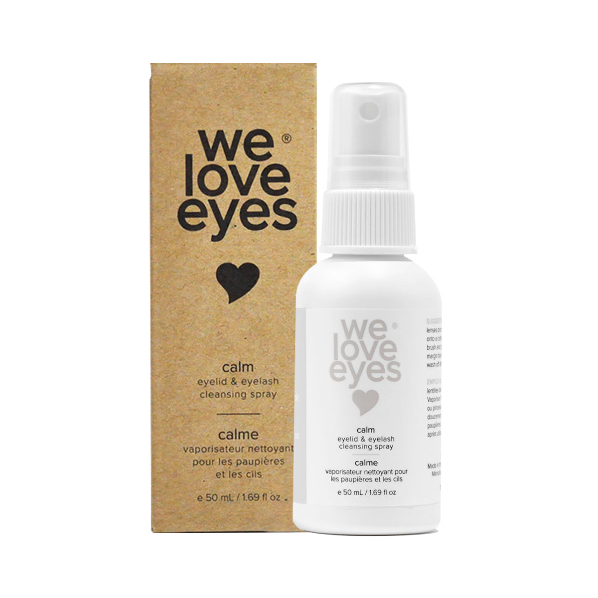 We Love Eyes Calm Eyelid & Lash Spray with Hypochlorous – 50mL