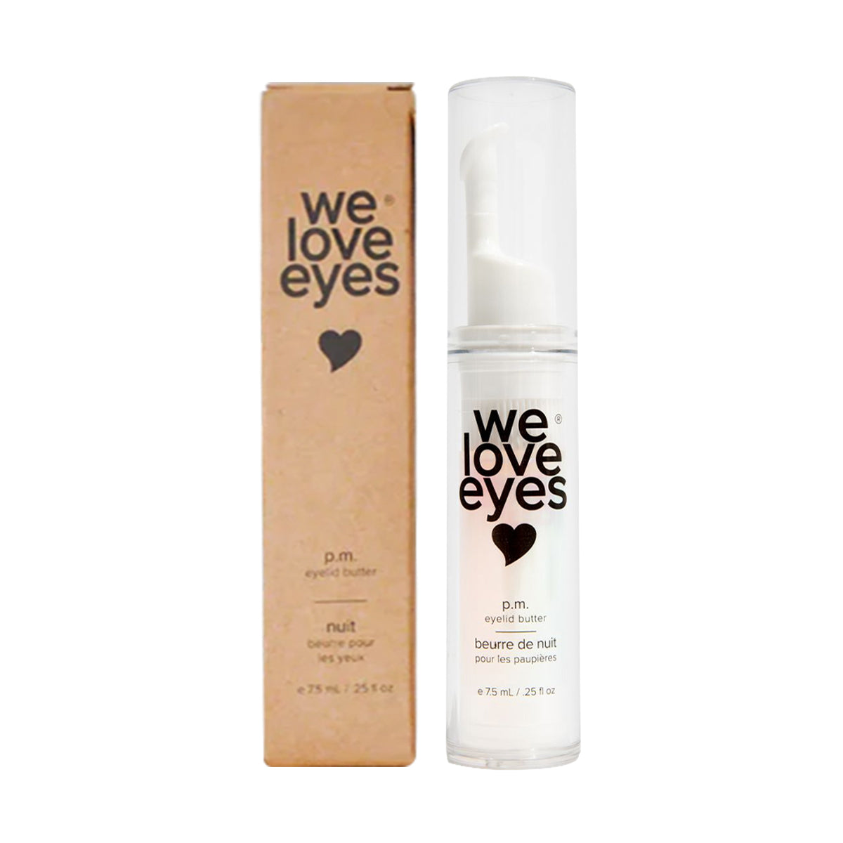We Love Eyes P.M. Eyelid Butter – Overnight Nourishing Treatment for Dry, Sensitive Eyes (7.5ml)
