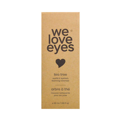 We Love Eyes Tea Tree Eyelid & Eyelash Foaming Cleanser – Mini Travel Size (25 mL)