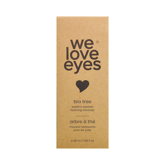We Love Eyes Tea Tree Eyelid & Eyelash Foaming Cleanser – Mini Travel Size (25 mL)