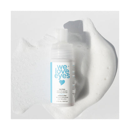 We Love Eyes® Tea Tree Foaming Eyelid Cleanser – Gentle Daily Eyelid & Lash Hygiene