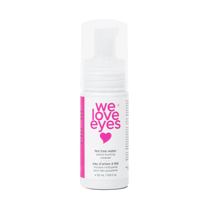 We Love Eyes Tea Tree Water Eyelid Foaming Cleanser – Gentle Daily Lid Hygiene