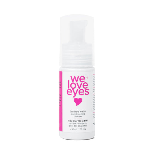 We Love Eyes Tea Tree Water Eyelid Foaming Cleanser – Gentle Daily Lid Hygiene