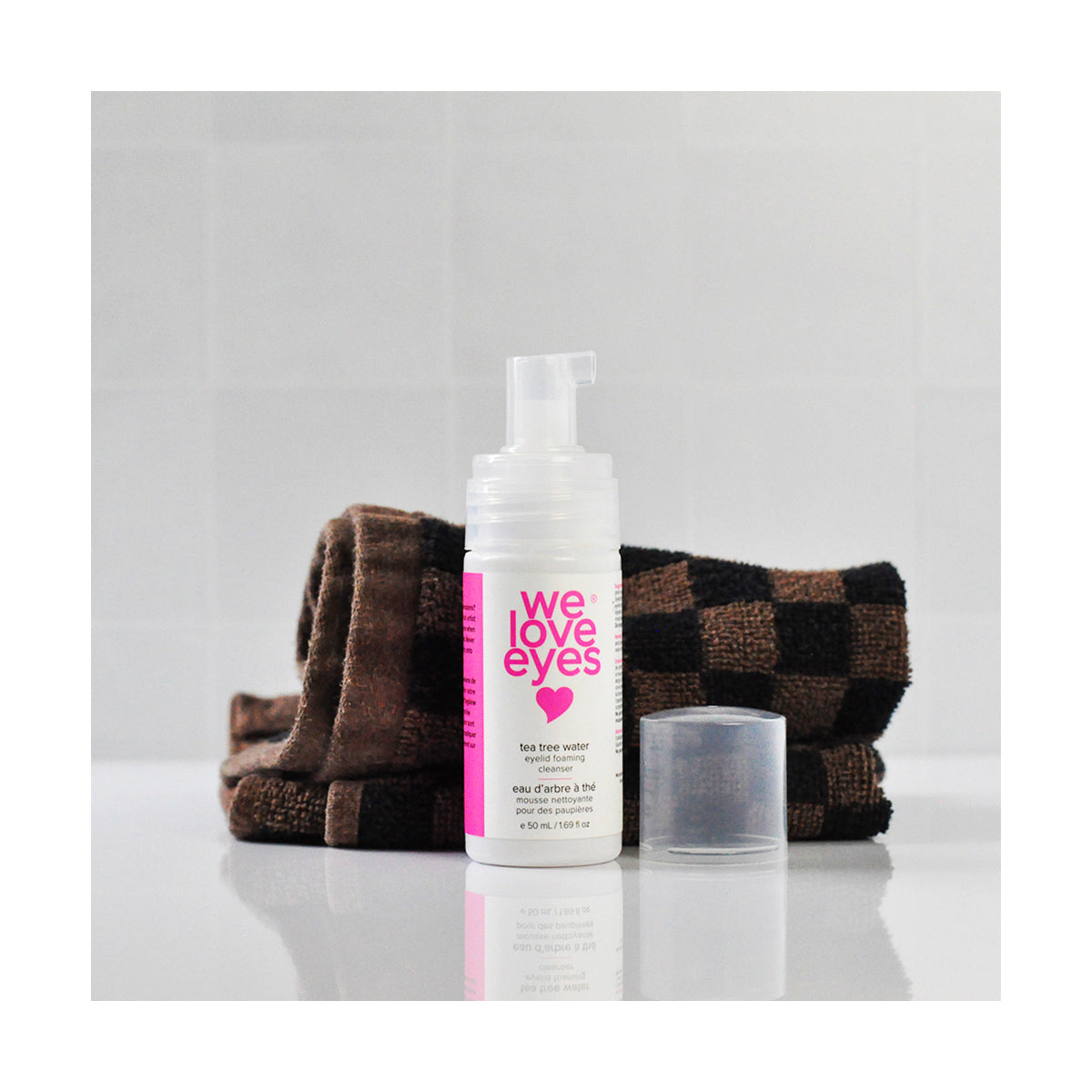 We Love Eyes Tea Tree Water Eyelid Foaming Cleanser – Gentle Daily Lid Hygiene