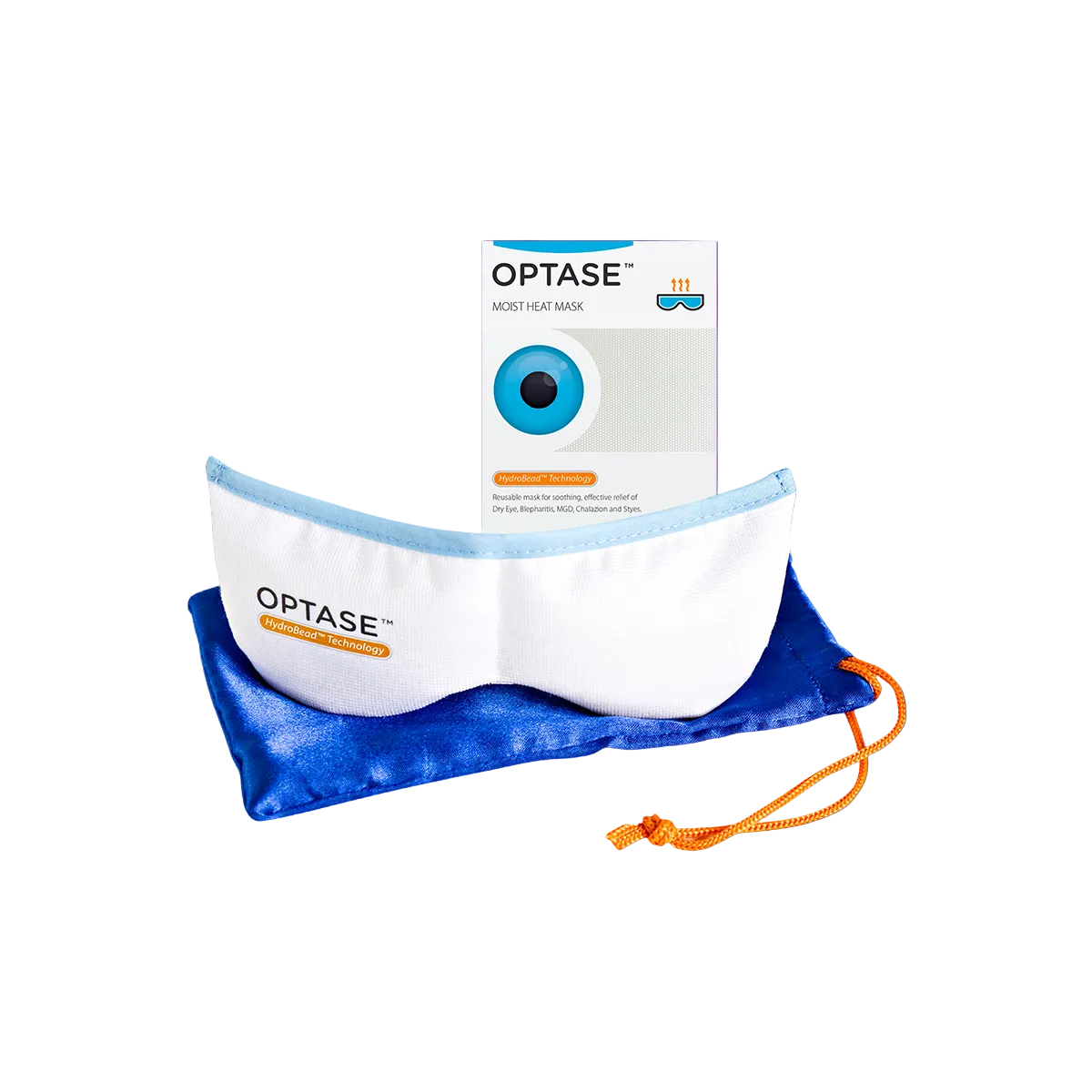 Optase Complete Dry Eye Relief Kit (B) – Reusable Heat Mask, Tea Tree Eyelid Wipes & Lubricant Eye Spray
