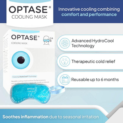 OPTASE® Reusable Cooling Eye Mask – Relief for Allergies, Puffiness & Tired Eyes