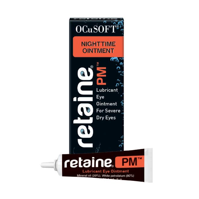 OCuSOFT Retaine® PM Nighttime Lubricant Eye Ointment – Economy Size (5 g Tube)