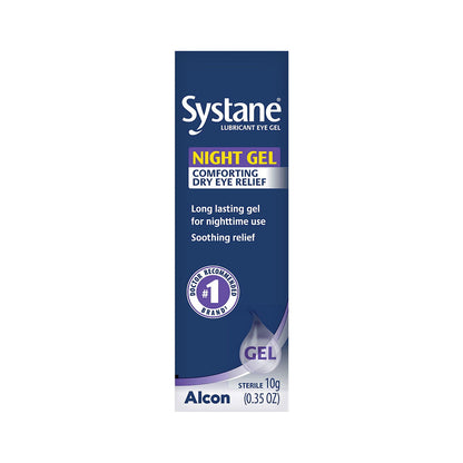 Systane Night Lubricating Eye Gel for Comforting Overnight Dry Eye Care (10g / 0.35oz)