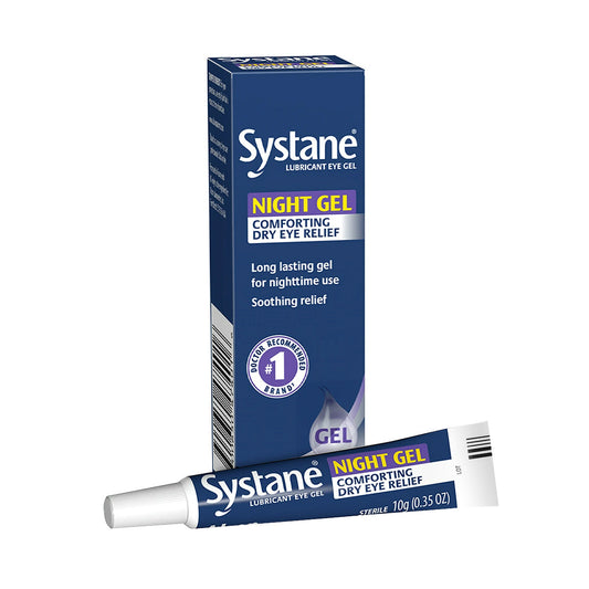 Systane Night Lubricating Eye Gel for Comforting Overnight Dry Eye Care (10g / 0.35oz)